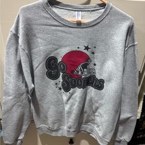 Jerzees Gray Go Sooners Sweatshirt
